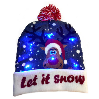 Festive LED Light-Up Christmas Beanie – Cozy, Bright, and Full of Holiday Spirit!