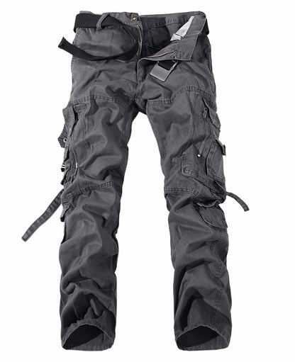 Men's Multi-Pocket Washed Cargo Pants | Stylish & Functional Utility Pants