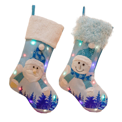 Glowing Christmas Stockings with Lights – Festive, Fun, and Perfect for Holiday Cheer!