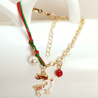 Christmas Charm Bracelet – Snowman, Santa, Tree & More Festive Charms