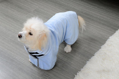 Quick-Dry Pet Bathrobe – Ultra-Absorbent Microfiber Towel for Dogs and Cats!