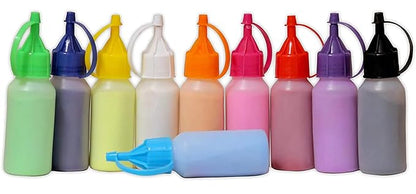 Rangoli Colours Powder Bottles for Floor Decorations