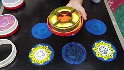 Magic Rangoli Making Kit – Create Stunning & Colorful Rangoli Designs Effortlessly