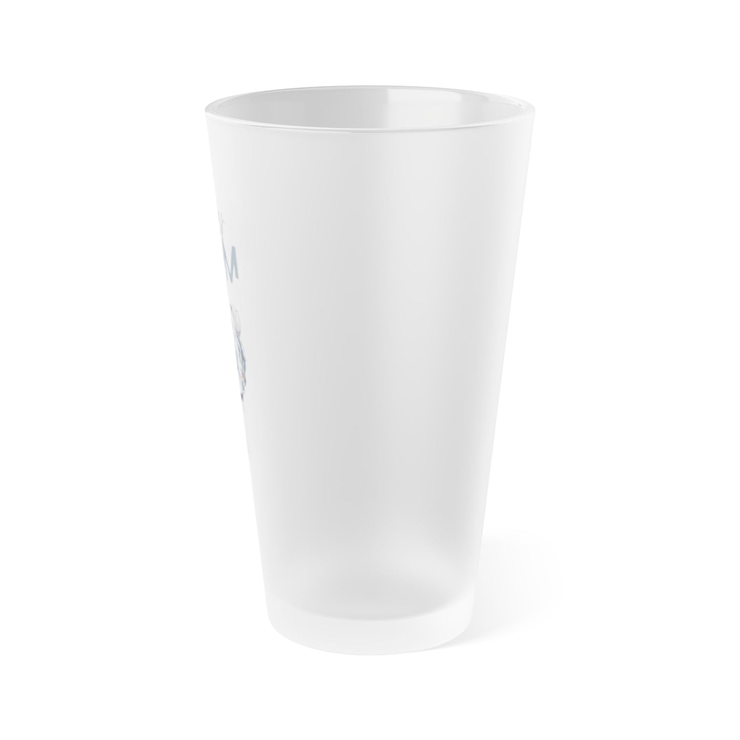 Frosted Pint Glass - For Super Moms