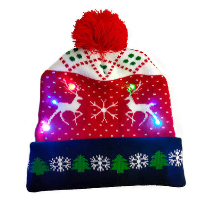 Festive LED Light-Up Christmas Beanie – Cozy, Bright, and Full of Holiday Spirit!