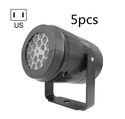 Festive Christmas LED Projector Light – Rotating Holiday Patterns for Indoor & Outdoor Decor