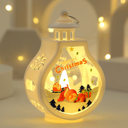 LED Christmas Candle Lamp – Festive Holiday Lantern Ornaments for Cozy Decor