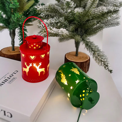 LED Christmas Lantern Set – Nordic Style Decorative Holiday Lights