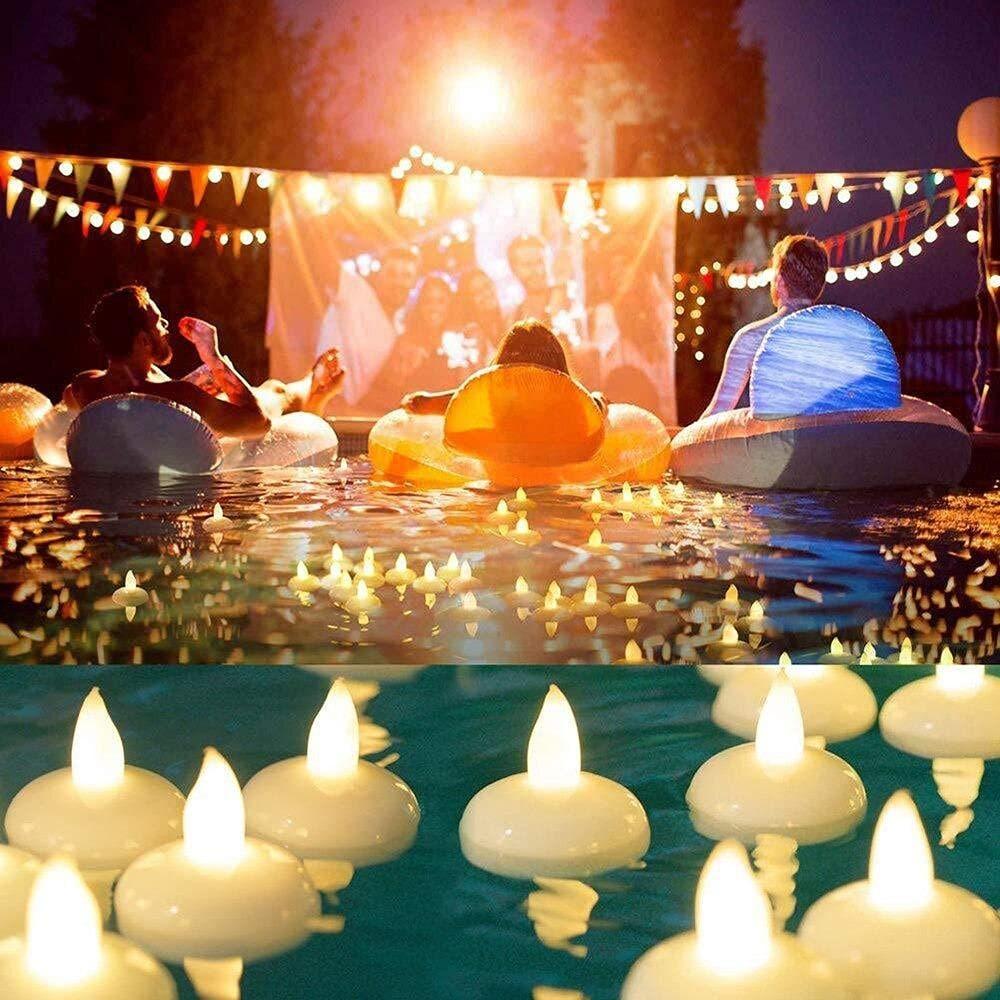 Battery Operated LED Candle Diyas – Decorative Lights for Festive Décor