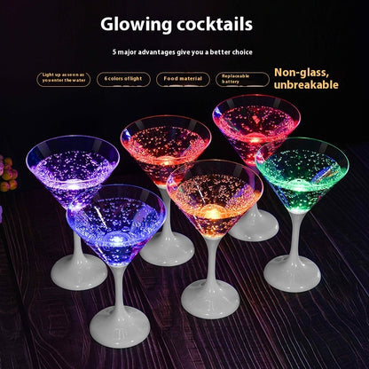 LED Glowing Cocktail Glasses – Color-Changing LED Cups for Parties & Special Events