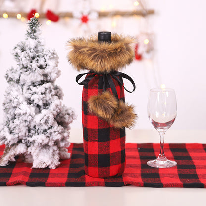 Festive Christmas Wine Bottle Covers – Adorable Holiday Bottle Bags for Perfect Gift Wrapping