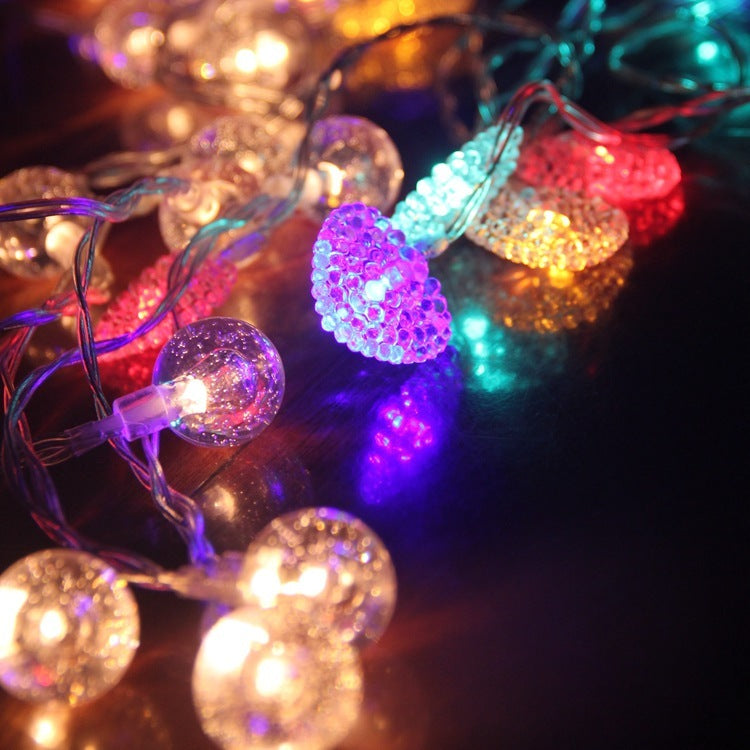 Stunning LED Crystal Globe String Lights – Perfect for Parties & Home Decor