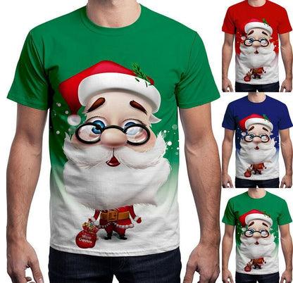 Santa Printed T-Shirt: Festive Joy in Every Stitch!