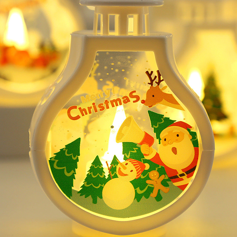 LED Christmas Candle Lamp – Festive Holiday Lantern Ornaments for Cozy Decor