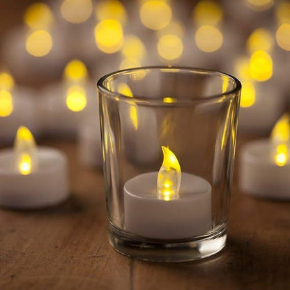 Battery Operated LED Candle Diyas – Decorative Lights for Festive Décor