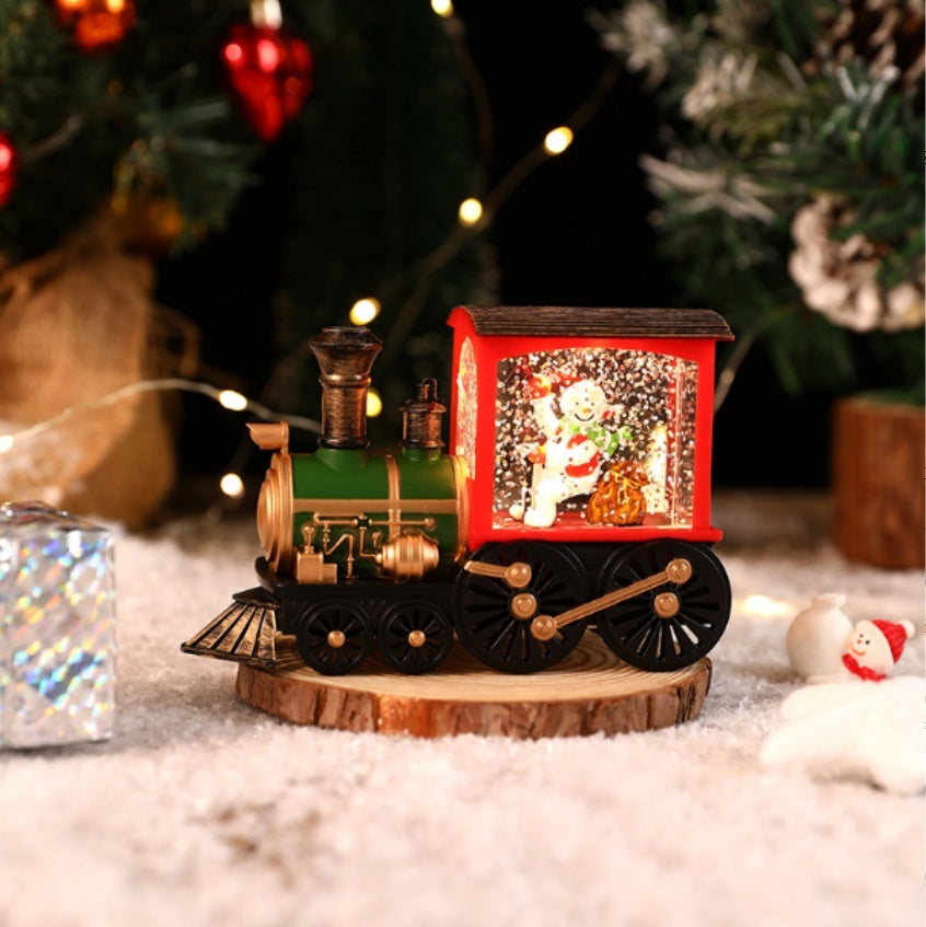 Festive Christmas Train Night Lamp - Add Magic to Your Holidays!