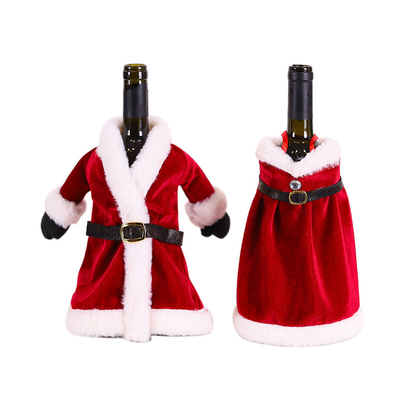 Festive Christmas Wine Bottle Covers – Adorable Holiday Bottle Bags for Perfect Gift Wrapping