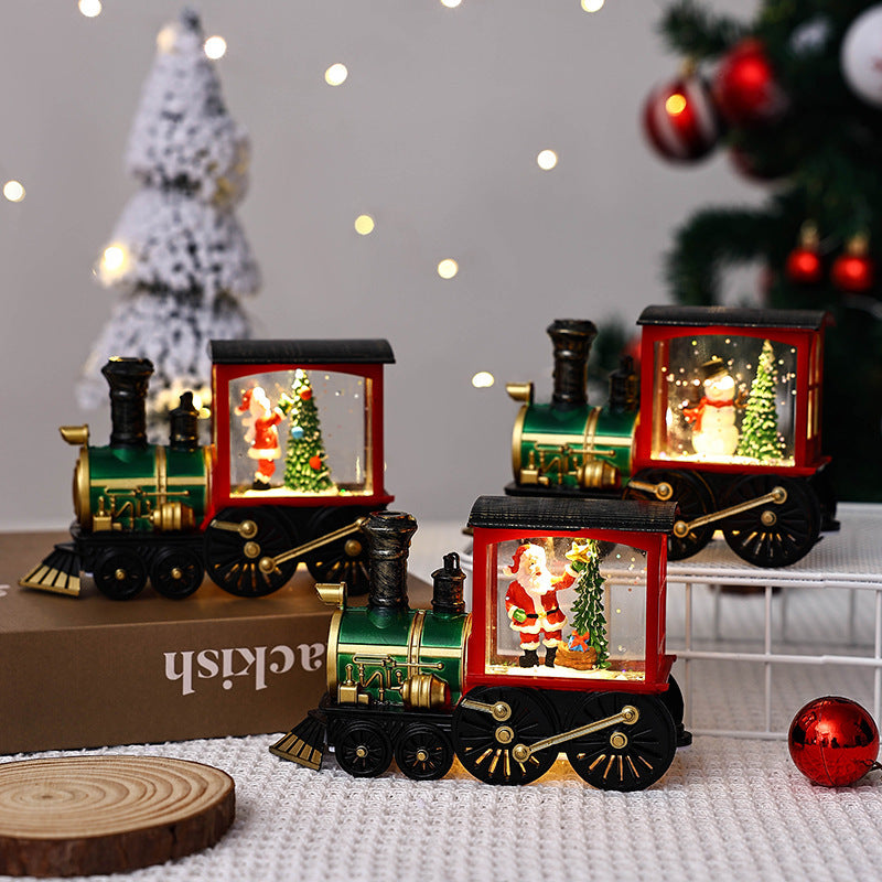 Festive Christmas Train Night Lamp - Add Magic to Your Holidays!