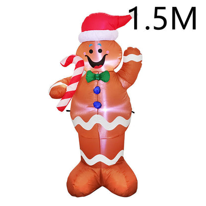 Festive LED Inflatable Christmas Decorations – Santa, Snowman, and Tree for a Magical Outdoor Display