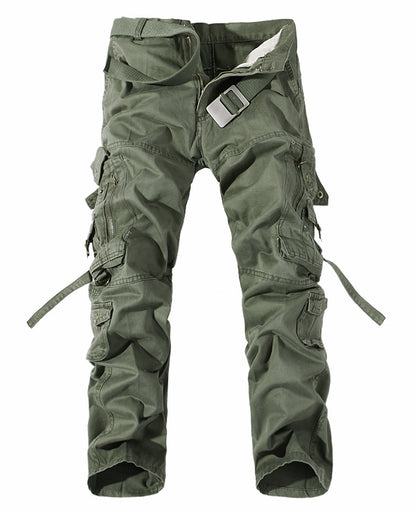 Men's Multi-Pocket Washed Cargo Pants | Stylish & Functional Utility Pants