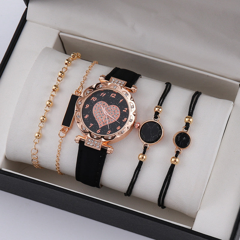 High-End Minimalist Quartz Watch Set – Effortless Elegance for Every Occasion