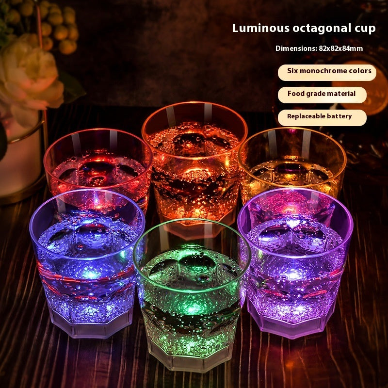 LED Glowing Cocktail Glasses – Color-Changing LED Cups for Parties & Special Events