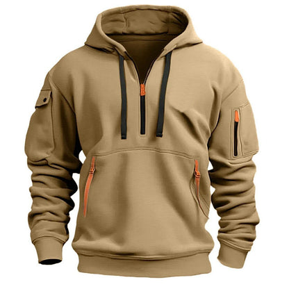 Unisex Cotton Dropped Shoulder Hoodie – Plus Size Loose Pullover Sweatshirt for Casual Comfort"