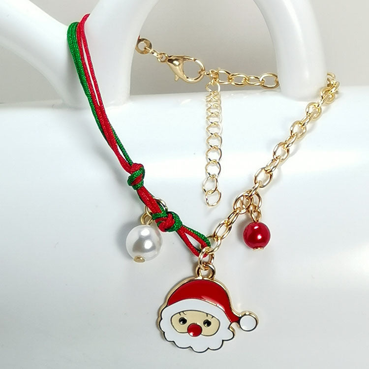 Christmas Charm Bracelet – Snowman, Santa, Tree & More Festive Charms