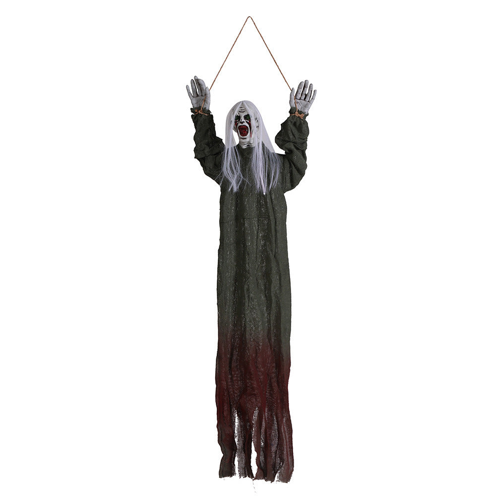 Hanging Ghost Halloween Decoration – Haunting Props for a Creepy Haunted House or Secret Room Setup!