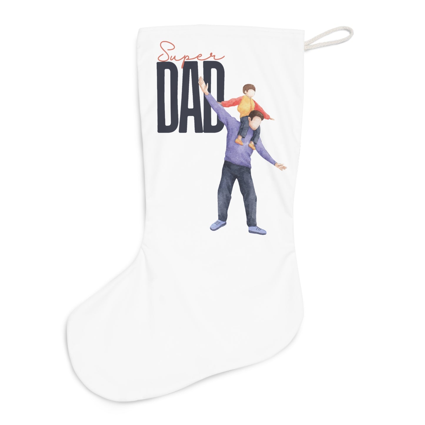 Christmas Holiday Stocking for Super Moms and Super Dads