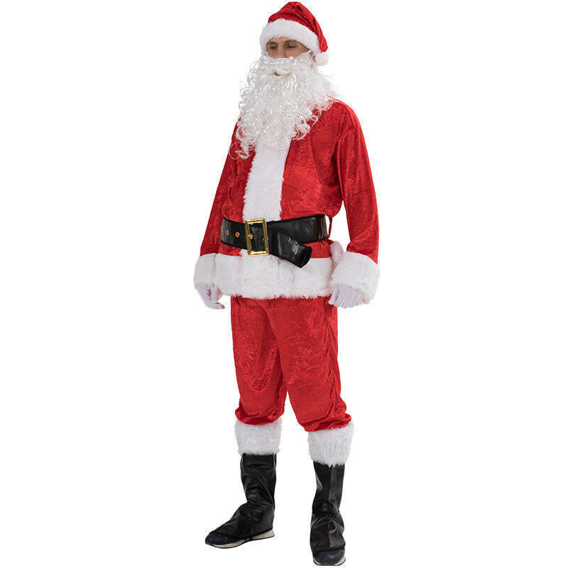 Deluxe Santa Claus Costume – Bring the Magic of Christmas to Life!