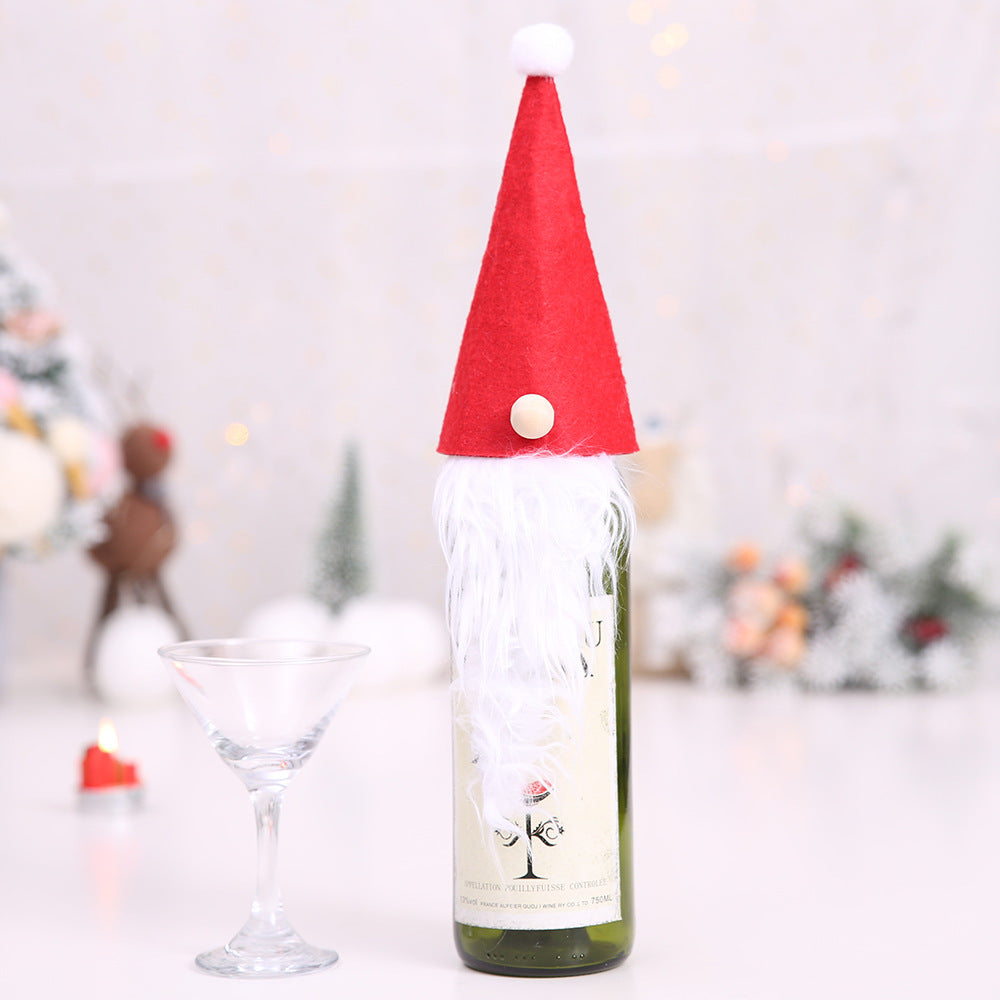 Festive Christmas Wine Bottle Covers – Adorable Holiday Bottle Bags for Perfect Gift Wrapping