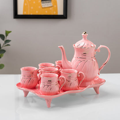 Luxury - Elegant Ceramic Tea & Coffee Set – Perfect for Weddings, Living Room Décor & Festive Gatherings