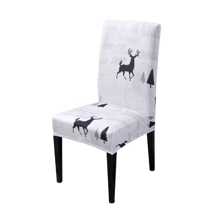 Festive Christmas Chair Covers – Universal Stretch Fit for Dining Chairs