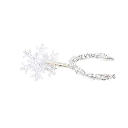 Enchanting LED Snowflake String Lights – Perfect for Festive Home Décor