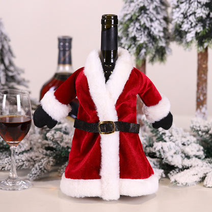 Festive Christmas Wine Bottle Covers – Adorable Holiday Bottle Bags for Perfect Gift Wrapping