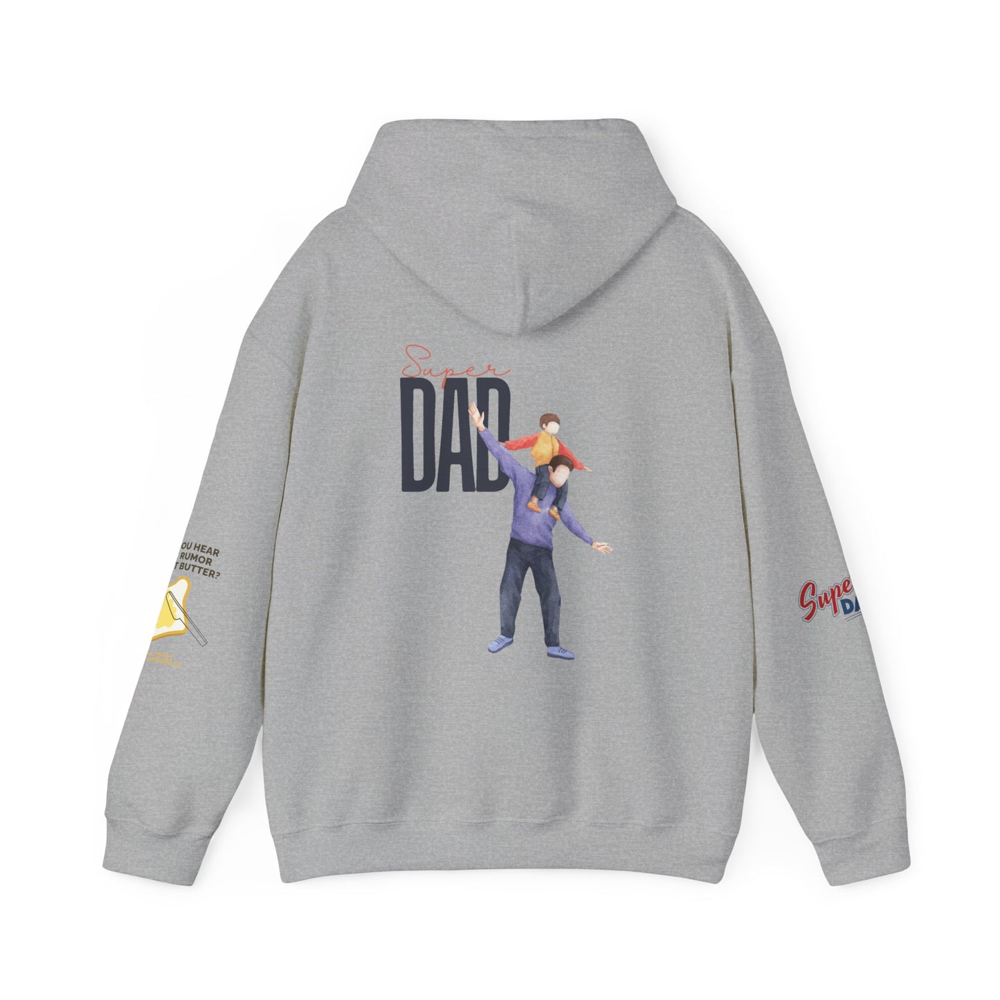 My Dad is the Best - Super Papa Hoodie for Fathers and Sons