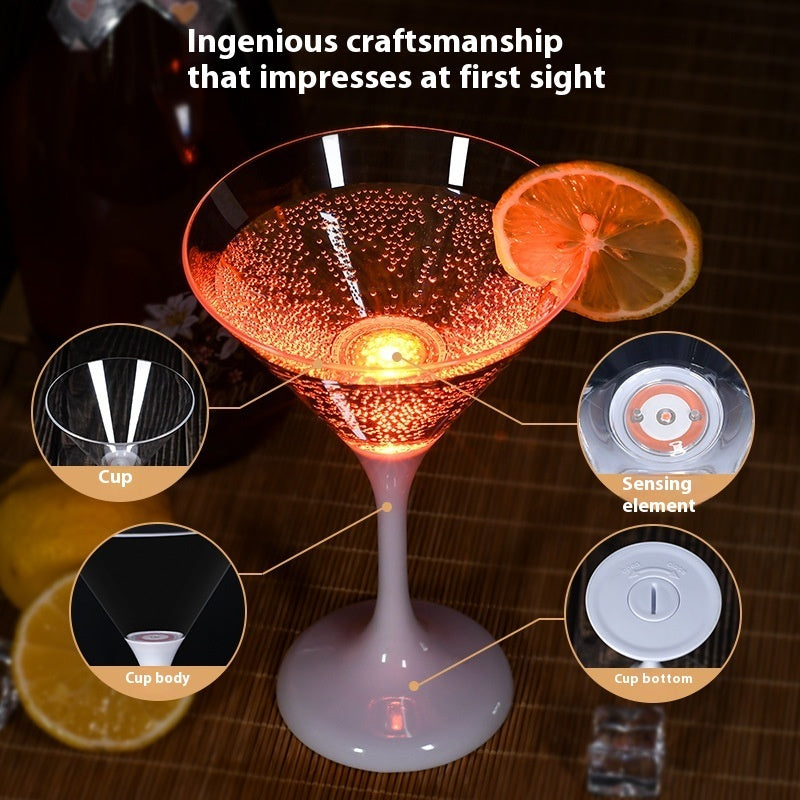 LED Glowing Cocktail Glasses – Color-Changing LED Cups for Parties & Special Events