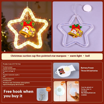 Sparkling LED Christmas Star Lights – Illuminate Your Windows and Doors This Holiday Season