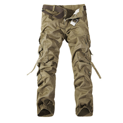 Men's Multi-Pocket Washed Cargo Pants | Stylish & Functional Utility Pants