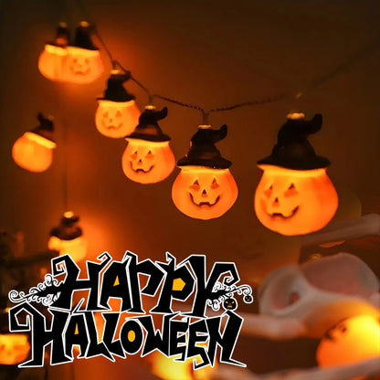 Halloween Lighting Chain | Pumpkin, Ghost & Bat Models for Indoor & Outdoor Decoration