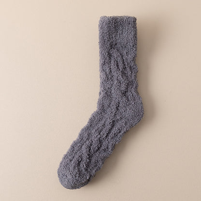 Winter Warm Fuzzy Coral Fleece Socks – Ultra-Soft & Cozy Home Socks