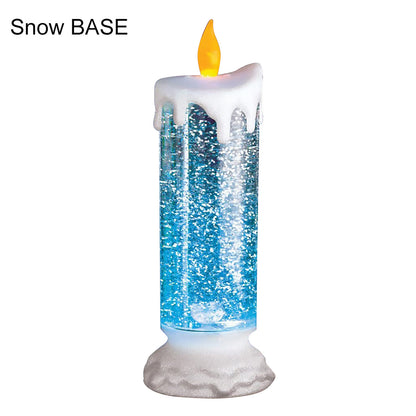 Enchanting Color-Changing LED Glitter Candle – Rechargeable & Waterproof Home Decor