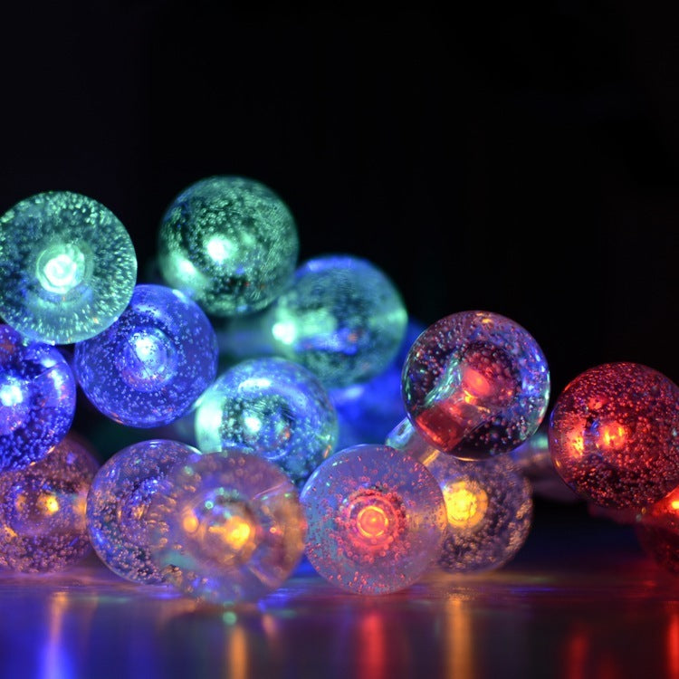 Stunning LED Crystal Globe String Lights – Perfect for Parties & Home Decor