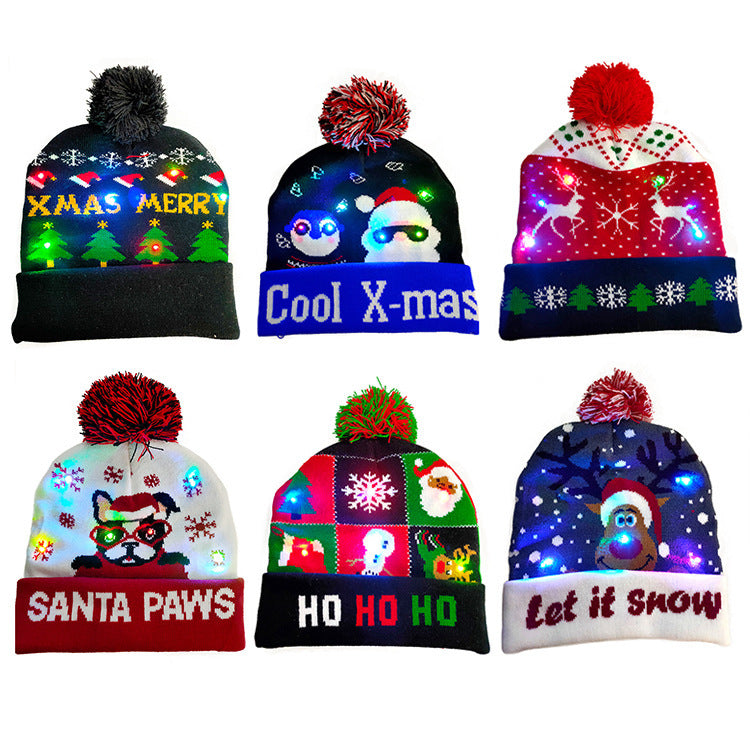 Festive LED Light-Up Christmas Beanie – Cozy, Bright, and Full of Holiday Spirit!