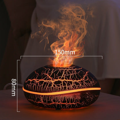 Large Capacity Rainbow Flame Aroma Diffuser | Simulated Flame & Soothing Scents