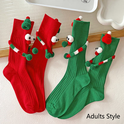 Playful Cartoon Christmas Socks – Add Holiday Cheer to Every Step!