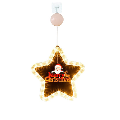 Sparkling LED Christmas Star Lights – Illuminate Your Windows and Doors This Holiday Season