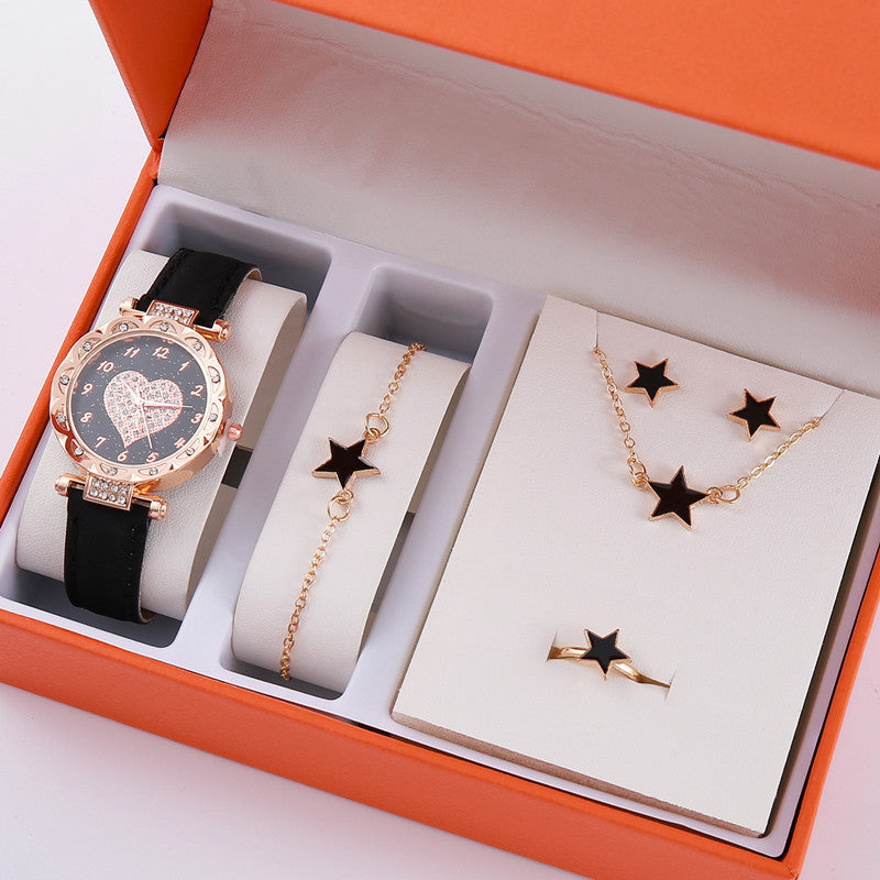 High-End Minimalist Quartz Watch Set – Effortless Elegance for Every Occasion