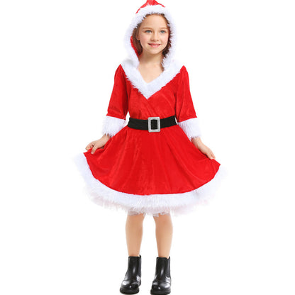 Adorable Red Santa Tutu Dress – Christmas Girl’s Festive Costume